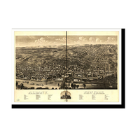 Panoramic Map - Albany, New York, 1879 - Bird's Eye View Print