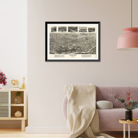Panoramic Map - Asheville, North Carolina, 1912 - Bird's Eye View Print