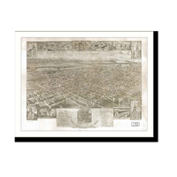 Panoramic Map - Mechanicsburg, Pennsylvania, 1903 - Bird's Eye View Print