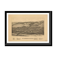 Panoramic Map - St. Johnsville, New York, 1890 - Bird's Eye View Print