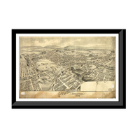 Panoramic Map - Providence, Pennsylvania, 1892 - Bird's Eye View Print