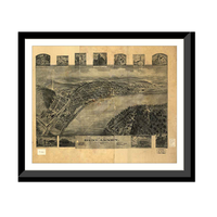 Panoramic Map - Duncannon, Pennsylvania, 1903 - Bird's Eye View Print