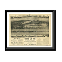 Panoramic Map - Wildwood Lake Park, New York, 1903 - Bird's Eye View Print
