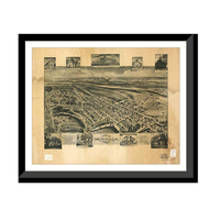 Panoramic Map - Newville, Pennsylvania, 1903 - Bird's Eye View Print