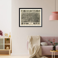 Panoramic Map - Bristol, Virginia, 1912 - Bird's Eye View Print
