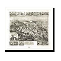 Panoramic Map - Parsons, West Virginia, 1905 - Bird's Eye View Print