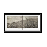 Panoramic Map - Port Arthur, Texas, 1912 - Bird's Eye View Print