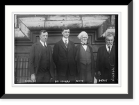 Historic Framed Print, Goff, Cohalan, De Valera, Devoy - 2,  17-7/8" x 21-7/8"