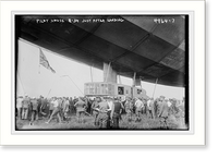 Historic Framed Print, Pilot House R-34 .  just after landing,  17-7/8" x 21-7/8"