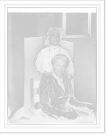 Historic Framed Print, Harriet May Mills, V. Pres. Woman's Suffrage Ass'n; Ella Hawley Crossett, Pres.,  17-7/8" x 21-7/8"
