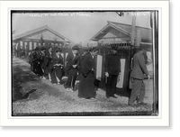 Historic Framed Print, Family of Gen. Oyama at funeral,  17-7/8" x 21-7/8"