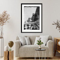 Virginia Waibel in plane Classic, Historic Reproduction