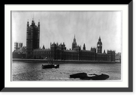 Historic Framed Print, Houses of Parliament,  17-7/8" x 21-7/8"