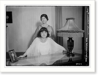 Historic Framed Print, Rosa Ponselle & Anna Ryan,  17-7/8" x 21-7/8" Historic Framed Print, Rosa Ponselle & Anna Ryan,  17-7/8" x 21-7/8"