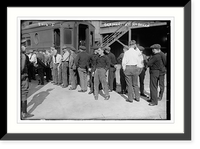 Historic Framed Print, Gers. at Hoboken,  17-7/8" x 21-7/8"