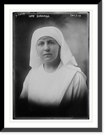 Historic Framed Print, Lady Burbidge,  17-7/8" x 21-7/8"