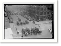 Historic Framed Print, Pershing parade - 2,  17-7/8" x 21-7/8"