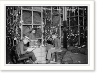 Historic Framed Print, Tracing soldier's lost property,  17-7/8" x 21-7/8"