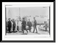 Historic Framed Print, Adm. Kato; Gen. Oi; Olani, Comdr. in Chief of Allies; and Nakajimia,  17-7/8" x 21-7/8"