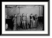 Sgt. Tanner, Maj. Carl Spatz, Col. A. Miller, C.B. Spatz & wife, and Anna Spatz, Vintage Wall Art