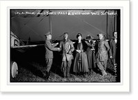 Sgt. Tanner, Maj. Carl Spatz, Col. A. Miller, C.B. Spatz & wife, and Anna Spatz - 2 Classic, Historic Reproduction