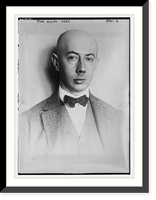 Prof. Gustav Herz, Antique Poster