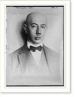 Prof. Gustav Herz, Antique Poster