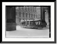 Historic Framed Print, N.Y. st. car,  17-7/8" x 21-7/8"