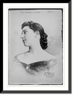 Historic Framed Print, Mrs. Douglas H. Gill,  17-7/8" x 21-7/8"