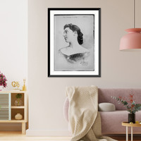 Historic Framed Print, Mrs. Douglas H. Gill,  17-7/8" x 21-7/8"