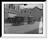 Historic Framed Print, U.S. Mail Wagon Automobile,  17-7/8" x 21-7/8"