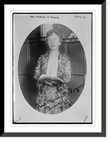 Historic Framed Print, Mrs. Martha M. Rogers,  17-7/8" x 21-7/8"