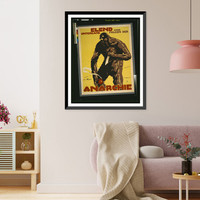 Canadian Mounted Rifles, Vintage Poster