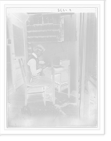 Historic Framed Print, unidentified man filing,  17-7/8" x 21-7/8" Historic Framed Print, unidentified man filing,  17-7/8" x 21-7/8"