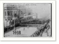 Historic Framed Print, U.S. hdqrts. in Vladivostok,  17-7/8" x 21-7/8"