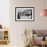 Historic Framed Print, Harris Theater Marquee: "Wedding Bells",  17-7/8" x 21-7/8"