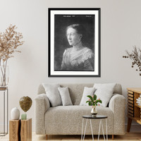 Historic Framed Print, Mrs. Harvey Coit,  17-7/8" x 21-7/8"