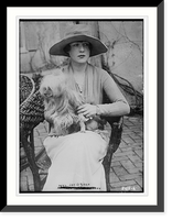 Historic Framed Print, Mrs. Jay O'Brien,  17-7/8" x 21-7/8"