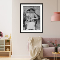 Historic Framed Print, Mrs. Jay O'Brien,  17-7/8" x 21-7/8"