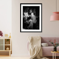 Historic Framed Print, Rachmaninoff - 3,  17-7/8" x 21-7/8"