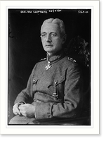 Historic Framed Print, Gen. Von Luettwitz,  17-7/8" x 21-7/8"