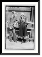 Historic Framed Print, G. Tinlot & wife,  17-7/8" x 21-7/8"