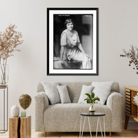 Historic Framed Print, Mrs. W.H. Haskell,  17-7/8" x 21-7/8"