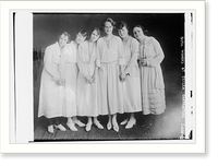Girl ushers at Frisco convention, Vintage Poster