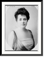 Historic Framed Print, Mrs. W.B. Schiller,  17-7/8" x 21-7/8"
