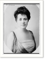 Historic Framed Print, Mrs. W.B. Schiller,  17-7/8" x 21-7/8"