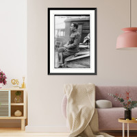 Historic Framed Print, Lt. Adolfo Caruso,  17-7/8" x 21-7/8"