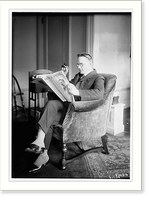 Price reading "Musical America", Vintage Poster