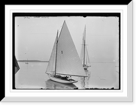 Historic Framed Print, Minx: sailboat of Howard Willets,  17-7/8" x 21-7/8"