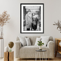 Historic Framed Print, Galli Curci & Homer Samuel,  17-7/8" x 21-7/8"